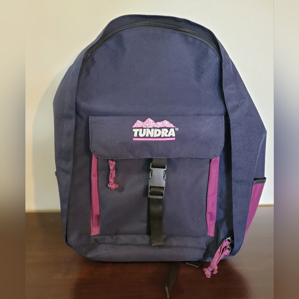 Tundra Navy & Purple Backpack - Picture 2 of 7